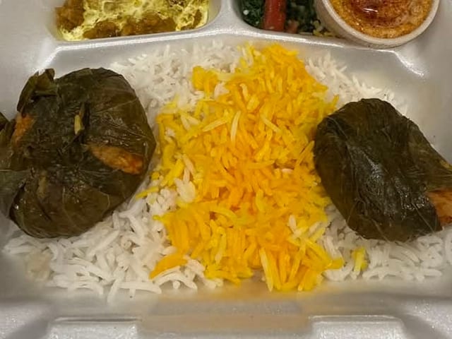 Vegetarian plate.