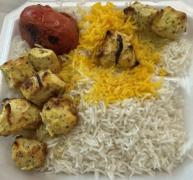 Chicken kabob.