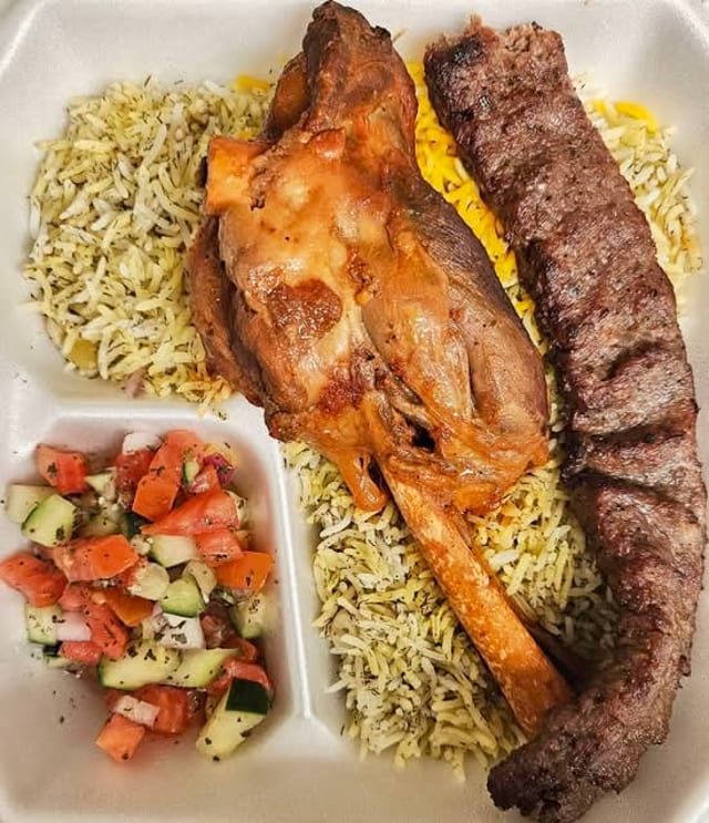 Kubideh shank.