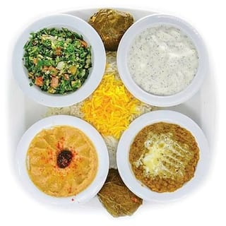 Vegetarian plate
