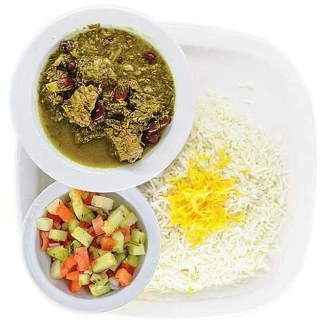 Ghormeh sabzi stew.